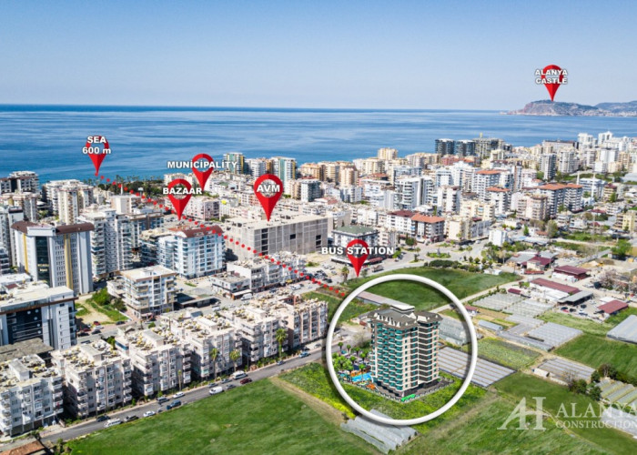Ruby Tower Mahmutlar Alanya Анталия Турция Покупка продажа недвижимости, меблированная, апартаменты 