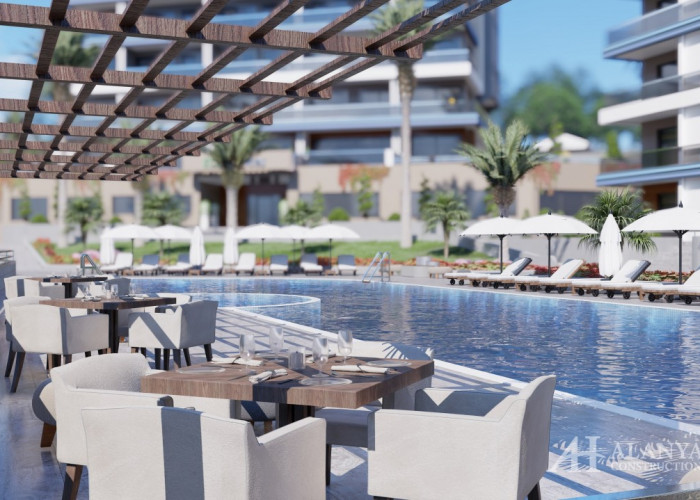 Eco Blue Kargıcak Alanya Antalya Türkiye Fotoğraf deniz manzaralı yenilenmiş bir müteahhitten yeni b
