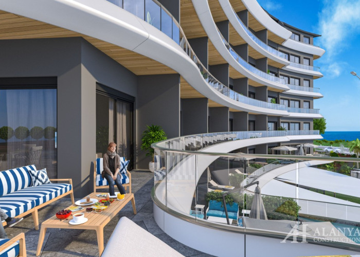 VIA MAR Residence Kargıcak Alanya Antalya Türkiye deniz manzaralı yenilenmiş bir geliştiriciden yeni
