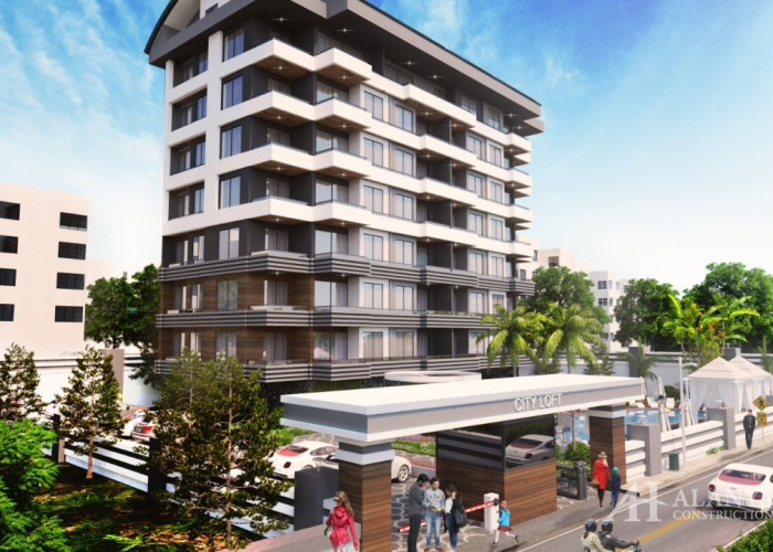 City Loft Авсаллар Алания Анталия Турция Фото продажа покупка мебелированная квартира жилье в рассро