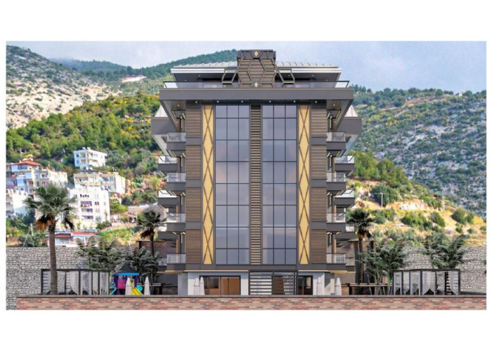 Cleopatra Sun Center Alanya Antalya Türkei Kauf Verkauf Eigentum einer möblierten Einzimmerwohnung i