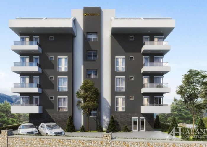 United suites Oba Alanya Antalya Türkiye deniz manzaralı yenilenmiş bir geliştiriciden yeni bir bina