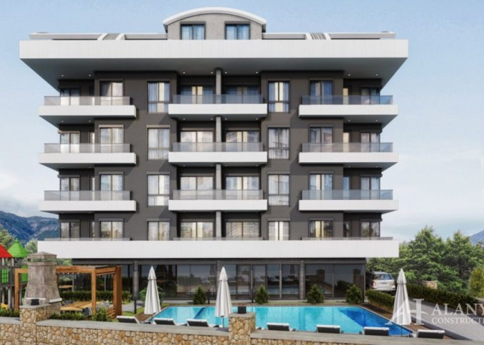 United suites Оба Алания Анталия Турция купить недвижимость меблированная двухкомнатная квартира в н