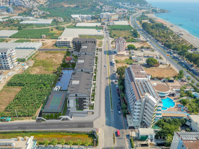 Terrassenhaus Kargicak Alanya Antalya Türkei Fotokauf Verkauf einer möblierten Wohnung Wohnung in Ra