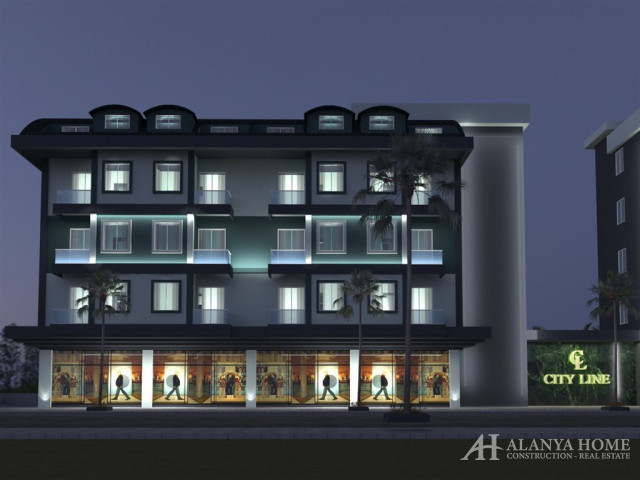 City Street Residence Oba Alanya Анталия Турция покупка продажа меблированной двухкомнатной квартиры