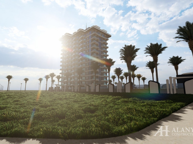 Ruby Tower Mahmutlar Alanya Antalya Türkiye Satılık emlak, eşyalı, bir ve iki yatak odalı daire, yen