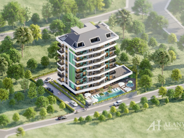 Esline Eden Garden Avsalar Alanya Antalya Türkiye müteahhitten yeni bir binada taksitle daire satın 