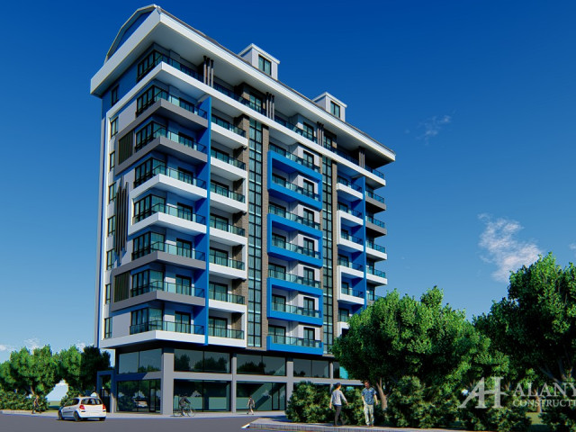 Blue Palace Mahmutlar Alanya Antalya Turkey purchase sale property, furnished, one and two bedroom a