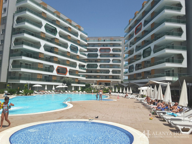 Emerald Park Avsallar Alanya Antalya Türkei Kauf Verkauf Eigentum einer möblierten Einzimmerwohnung 