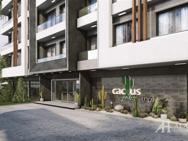 Cactus Garden Oba Alanya Antalya Türkei Kauf Verkauf Eigentum einer möblierten Einzimmerwohnung in e