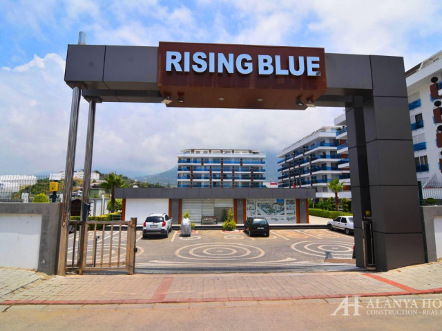 Spacious 2 + 1 apartment in RİSİNG BLUE residential complex in Kestel Alanya