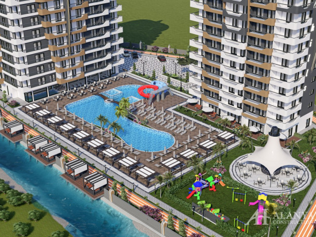 FOA Hills Mahmutlar Alanya آنتالیا ترکیه خرید فروش ملک آپارتمان مبله یک خوابه دو خوابه در پروژه جدید