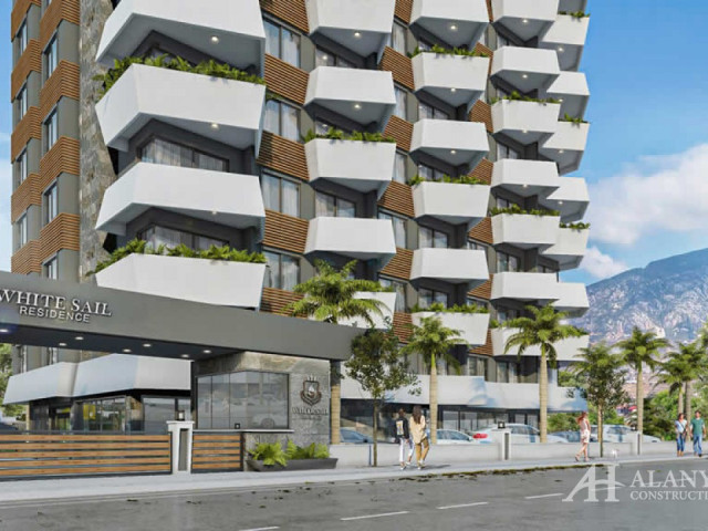 White Sail Mahmutlar Alanya Antalya Turkey purchase sale property of a furnished one-bedroom apartme