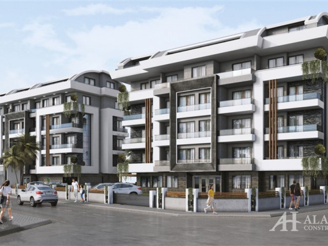 Cactus Garden Oba Alanya Antalya Turkey purchase sale property of a furnished one-bedroom apartment 