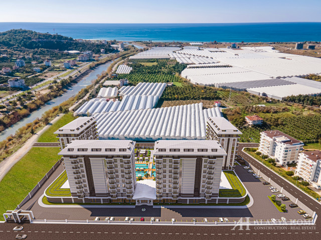 Exodus Riverside Demirtas Аланья Анталия Турция покупка меблированной квартиры с одной или двумя спа