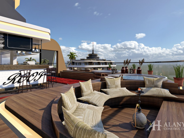 FOA Hills Mahmutlar Alanya Antalya Turkey purchase sale property of a furnished one two bedroom apar