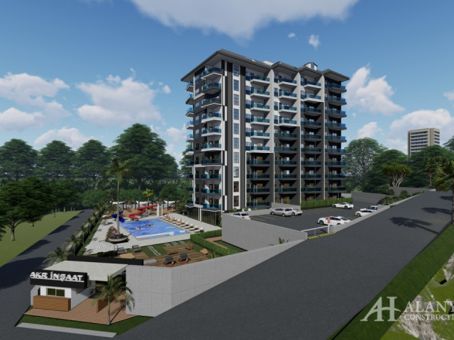Avsalar Alanya Alanya Antalya تركيا صورة شراء بيع شقة سكنية مفروشة بالتقسيط في مبنى جديد من مطور تم 