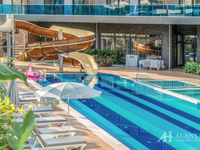 Emerald Reverside Oba Alanya Antalya Türkei Kauf Verkauf Eigentum einer möblierten Einzimmerwohnung 