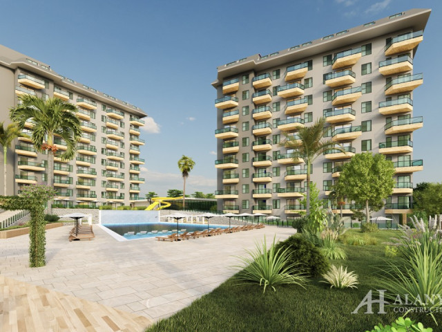 Green Tower Konak Avsallar Alania Antalya Türkei Fotoverkauf Kauf einer möblierten Wohnung in Raten 