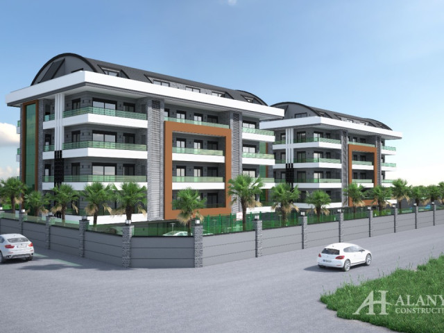 Twins Guzel Oba Alanya Antalya Turkey purchase sale property of a furnished one-bedroom apartment in