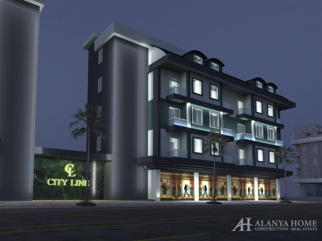 City Street Residence Oba Alanya Antalya Turkey purchase sale property of a furnished one-bedroom ap