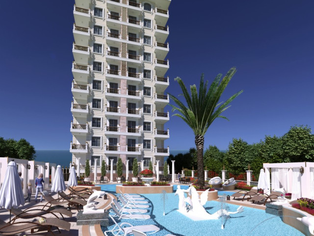 Yenisey Mahmutlar Alanya Antalya Türkiye satın alma satılık eşyalı tek yatak odalı daire yeni bir pr