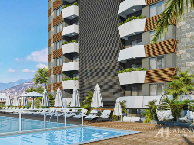 White Sail Mahmutlar Alanya Antalya تركيا شراء بيع عقار لشقة مفروشة بغرفة نوم واحدة في مخطط تقسيط مش