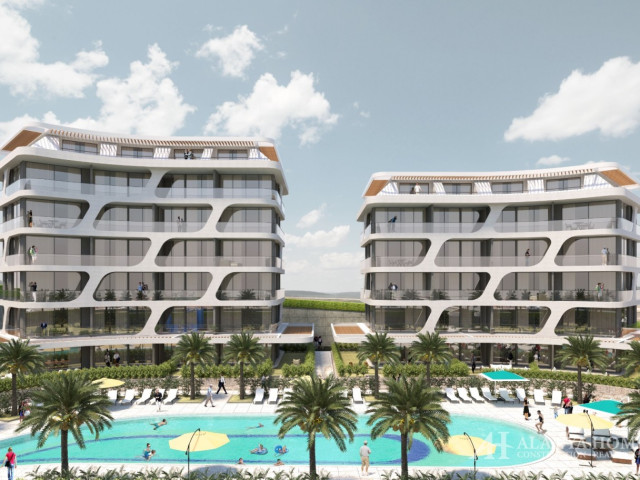 Sol Garden Alanyahus Oba Alanya Antalya Turkey purchase sale property of a furnished one-bedroom apa