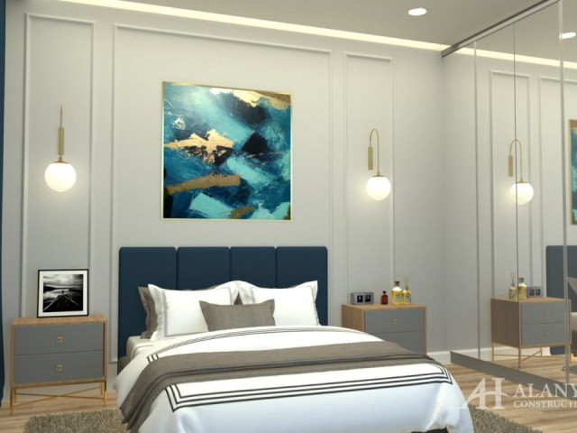 Yapi Green Life Oba Alanya Antalya Türkei Kauf Verkauf Eigentum einer möblierten Einzimmerwohnung in