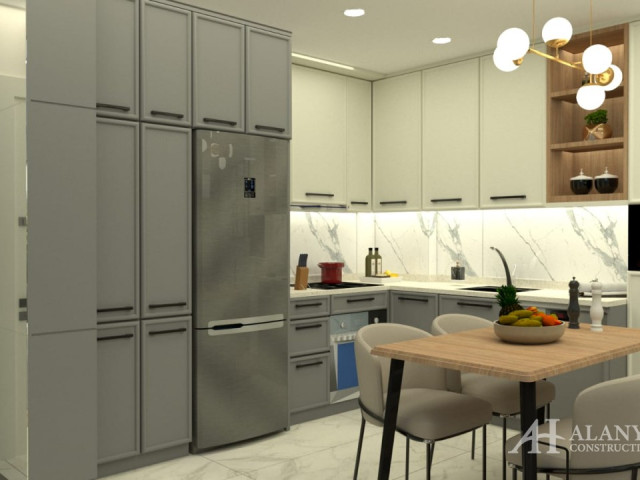 Yapı Green Life Oba Alanya Antalya Türkiye satın alma satılık eşyalı tek yatak odalı daire yeni bir 
