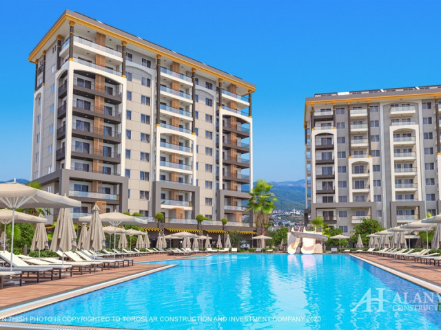 Emerald Paradise Avsallar Alanya Antalya Turkey purchase sale property of a furnished one-bedroom ap