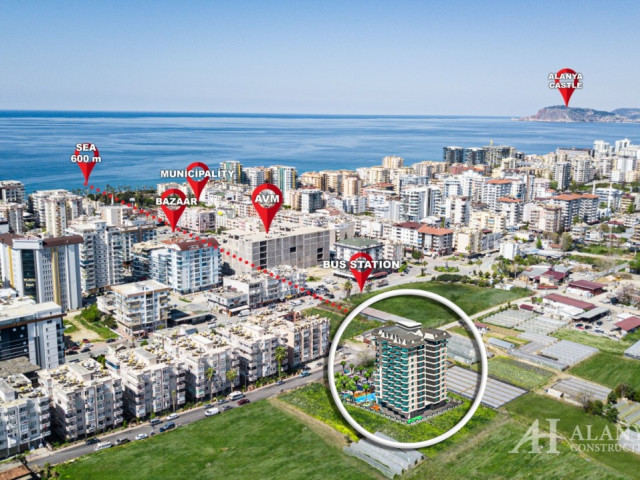 Ruby Tower Mahmutlar Alanya Анталия Турция Покупка продажа недвижимости, меблированная, апартаменты 
