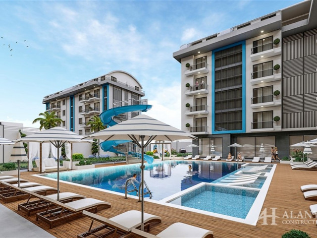 Exodus Nature Stay Oba Alanya Antalya Türkiye satın alma satılık mobilyalı tek yatak odalı daire yen