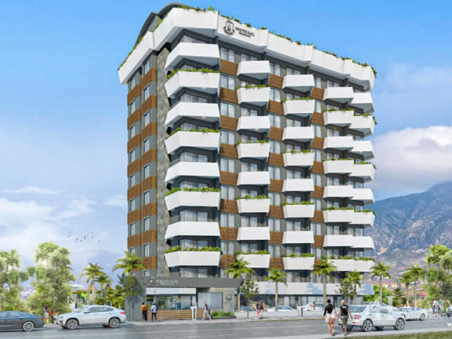 White Sail Mahmutlar Аланья Анталия Турция покупка продажа меблированной двухкомнатной квартиры в но