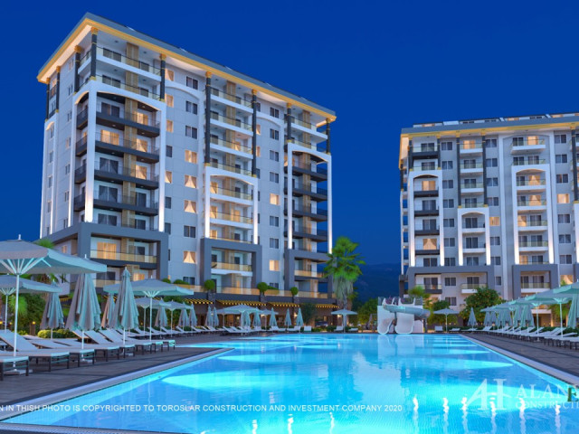 Emerald Paradise Avsallar Alanya Antalya Türkei Kauf Verkauf Eigentum einer möblierten Einzimmerwohn