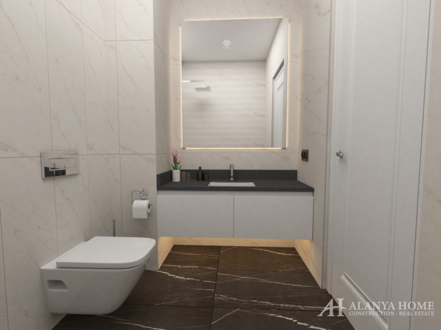 Keykubat Crown Center Alanya Antalya Türkei Kauf Verkauf Eigentum einer möblierten Einzimmerwohnung 