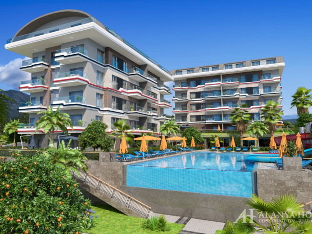 Sofia Park Kargicak Alanya Antalya Turkey purchase sale of a furnished one-bedroom apartment in a ne