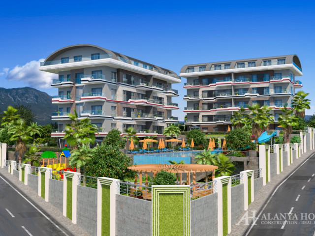 Sofia Park Kargıcak Alanya Antalya Türkiye satın alma yeni bir projede mobilyalı tek yatak odalı dai