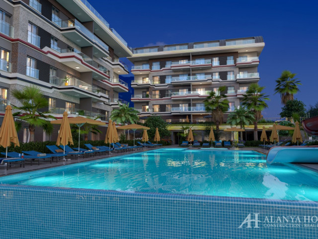 Sofia Park Kargicak Alanya Antalya Türkei Kauf Verkauf einer möblierten Einzimmerwohnung in einem ne