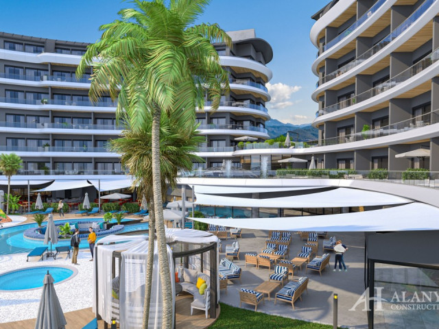 VIA MAR Residence Kargicak Alanya Antalya Türkei Kauf Verkauf einer möblierten Einzimmerwohnung in e