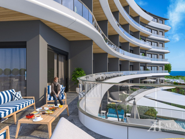 VIA MAR Residence Kargıcak Alanya Antalya Türkiye deniz manzaralı yenilenmiş bir geliştiriciden yeni
