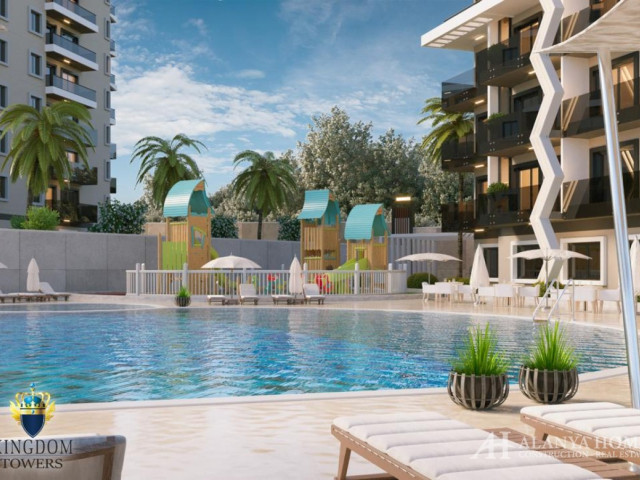 Kingdom Tower Avsallar Alanya Antalya Turkey Photo sale buy furnished apartment housing in installme