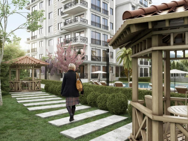 Triumph Residence Center Alanya Анталия Турция покупка продажа меблированная двухкомнатная квартира 