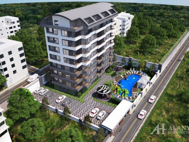 City Loft Avsallar Alania أنطاليا تركيا بيع صور شراء شقة مفروشة سكن بالتقسيط في مبنى جديد من مطور تم