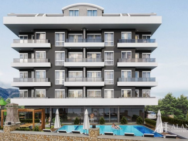 United suites Oba Alanya Antalya Turkey purchase sale property of a furnished one-bedroom apartment 