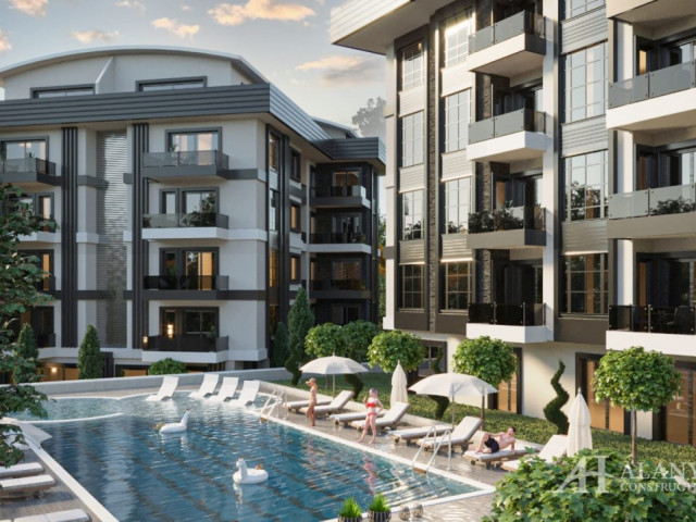 Altıntaş Oba Alanya Antalya Türkiye deniz manzaralı yenilenmiş bir geliştiriciden yeni bir binada ye